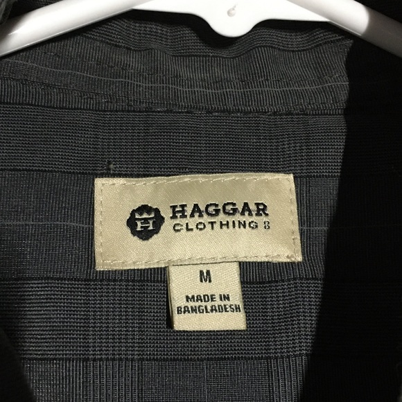 HAGGAR CLOTHING short sleeve button down - Picture 4 of 4